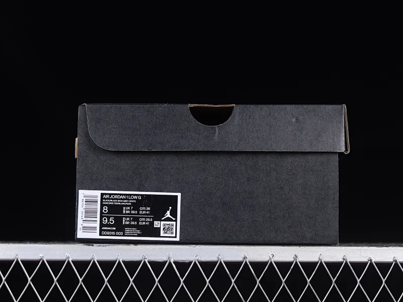 All categories Air Jordan Jordan series basketball shoes Air Jordan 1 Low G version pure original Air Jordan 1 Low Golf "Black Snake Pattern" AJ1 Joe 1 new golf version black snake pattern DD9315-003